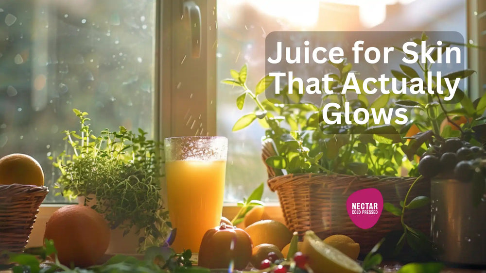 juice for skin, glowing skin, skin glow tips, cold pressed juice, cold pressed juice benefits, juice for healthy skin, natural skin glow, radiant skin, juice for beauty, skin hydration